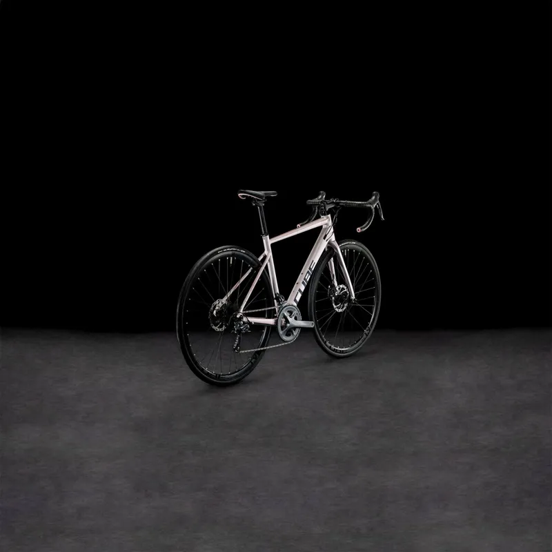 Cube Axial WS Womens Road Race Bike in Grey / Rose-4